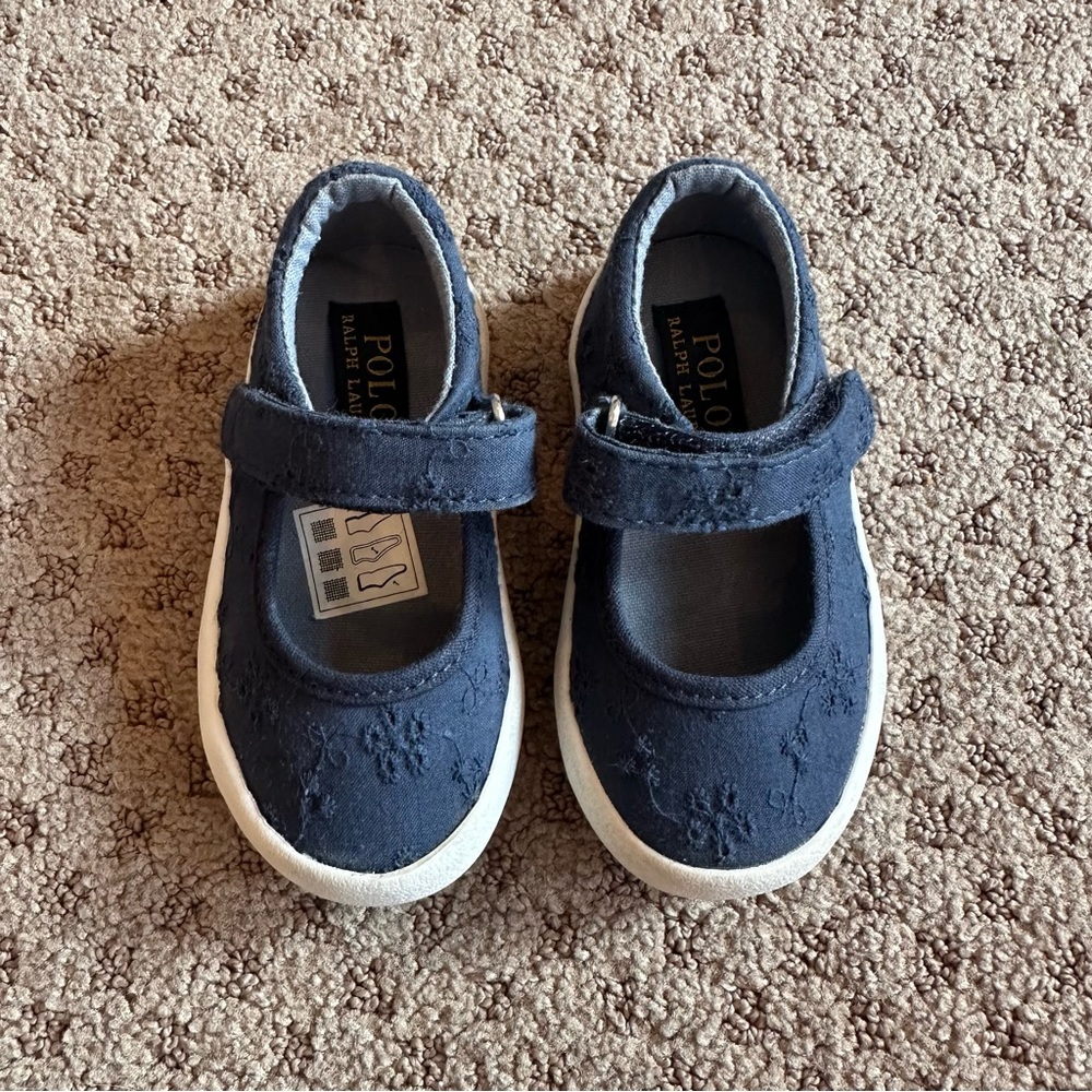 Polo Ralph Lauren Girls Mary Jane shoes 4.5 Baby/Toddler